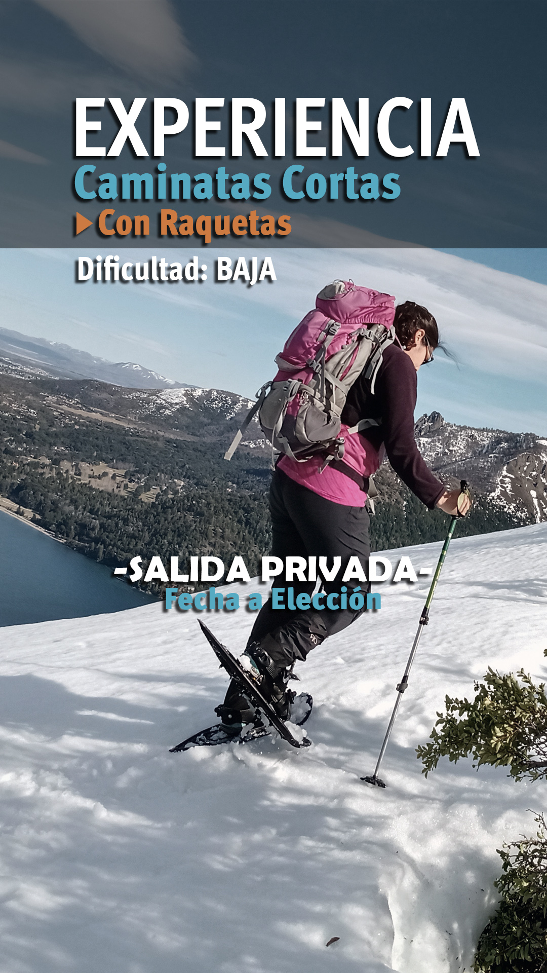 EXPERIENCIAS INVERNALES 1 CAMINATAS CORTAS CON RAQUETAS 2022