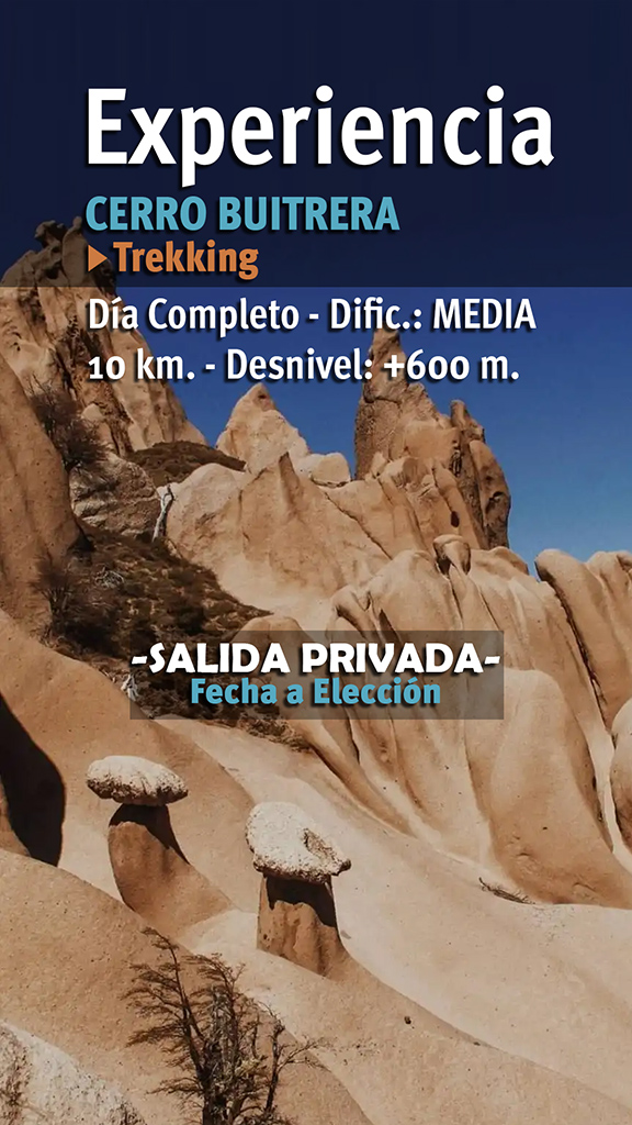 EXPERIENCIA TREKKING CERRO BUITRERA