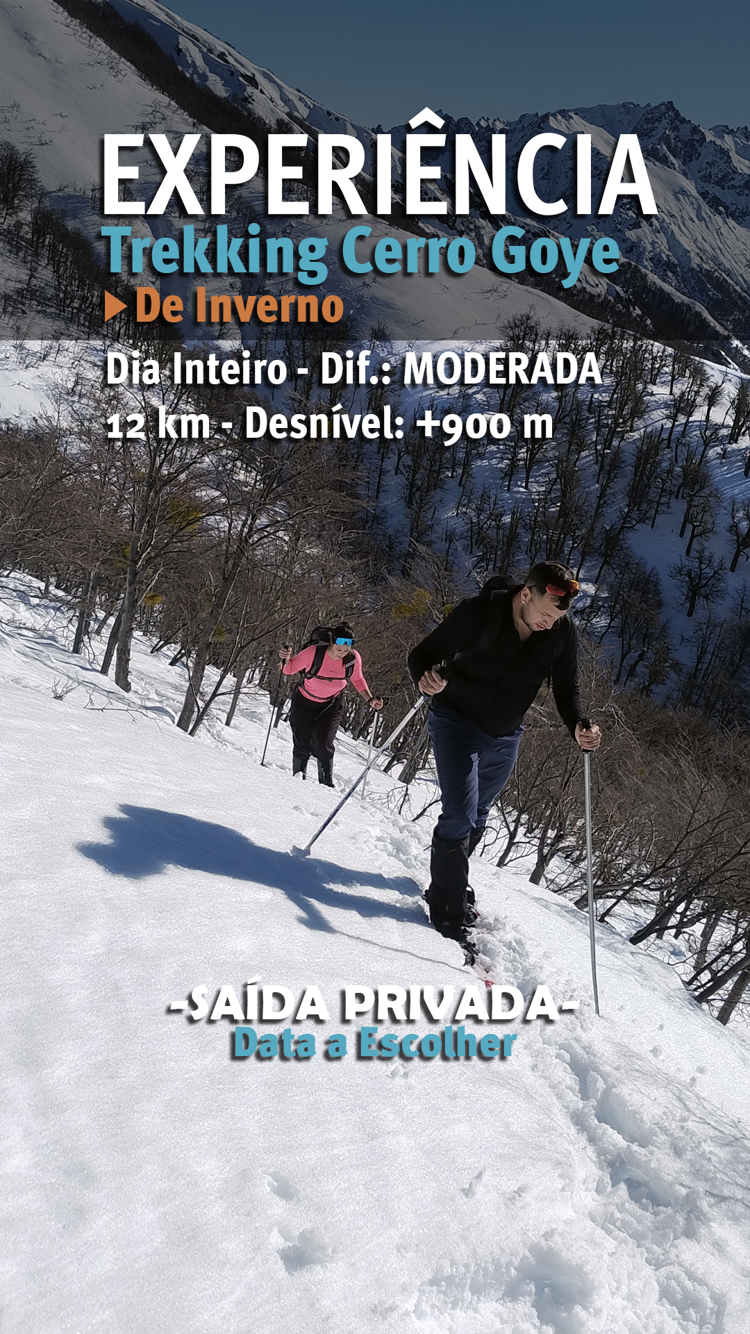 PORTUGUES TREKKING DE INVERNO CERRO GOYE