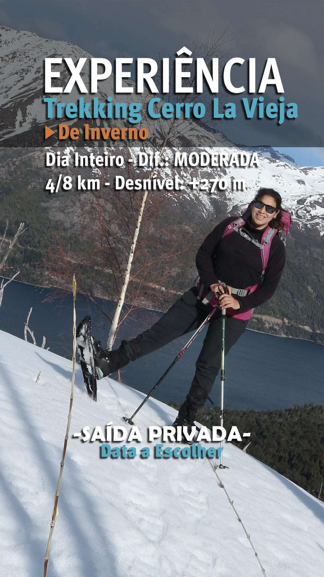 PORTUGUES TREKKING DE INVERNO CERRO LA VIEJA