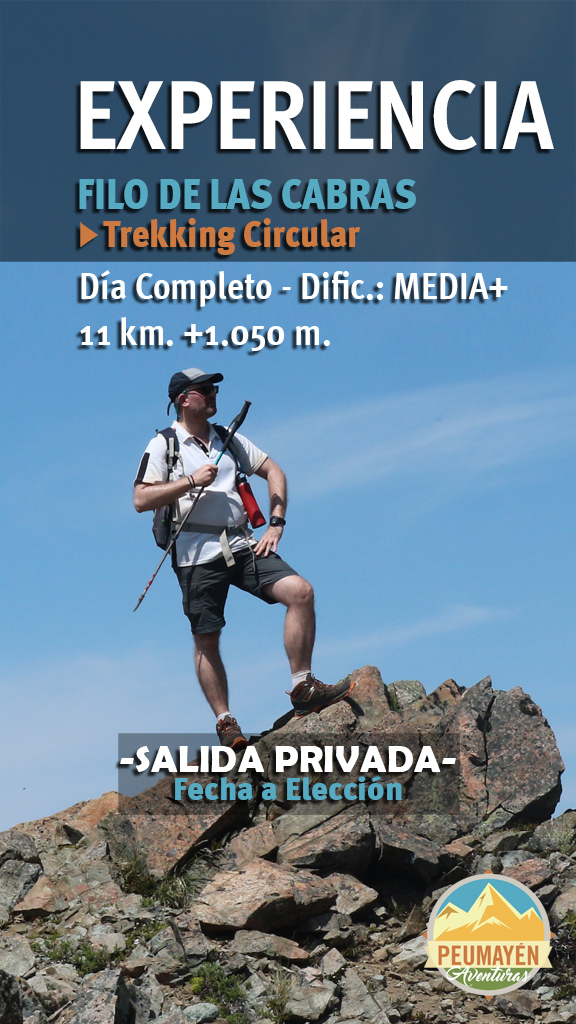 EXPERIENCIA TREKKING CIRCULAR FILO LAS CABRAS