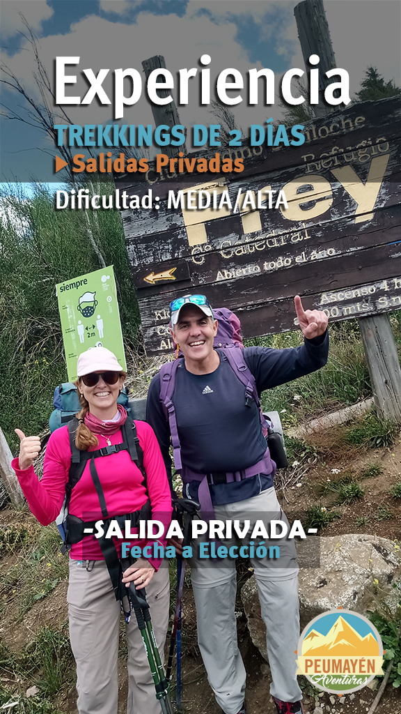 EXPERIENCIA TREKKINGS DE 2 DÍAS